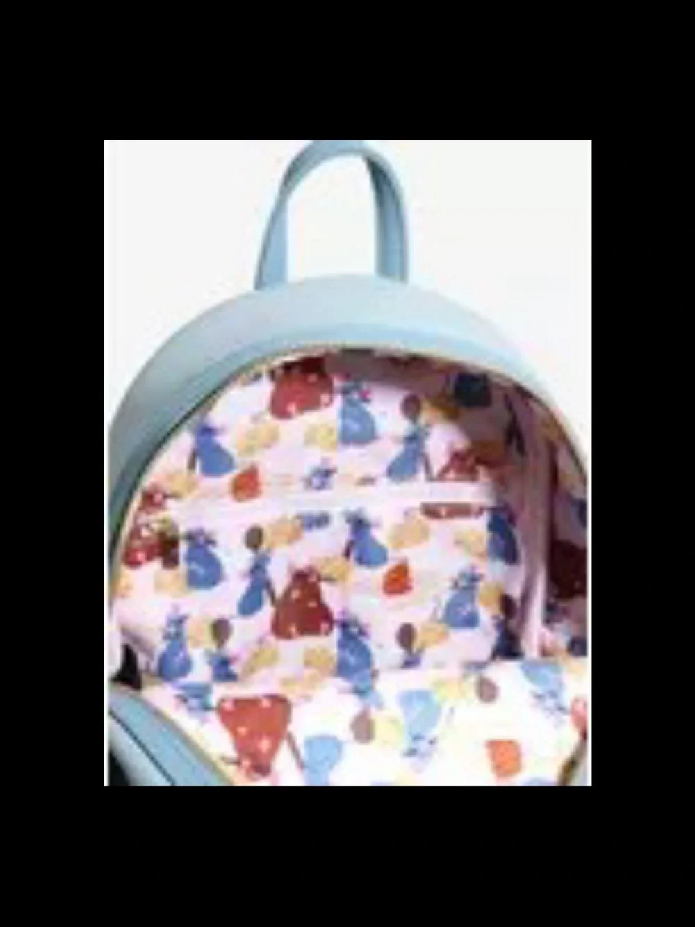 Loungefly Mouse & Cheese Mini Backpack - Light Blue, Yellow & Pink